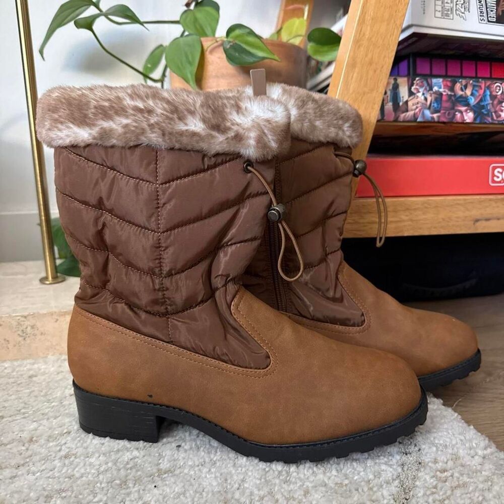 Trotters Women's Brown and Tan Boots